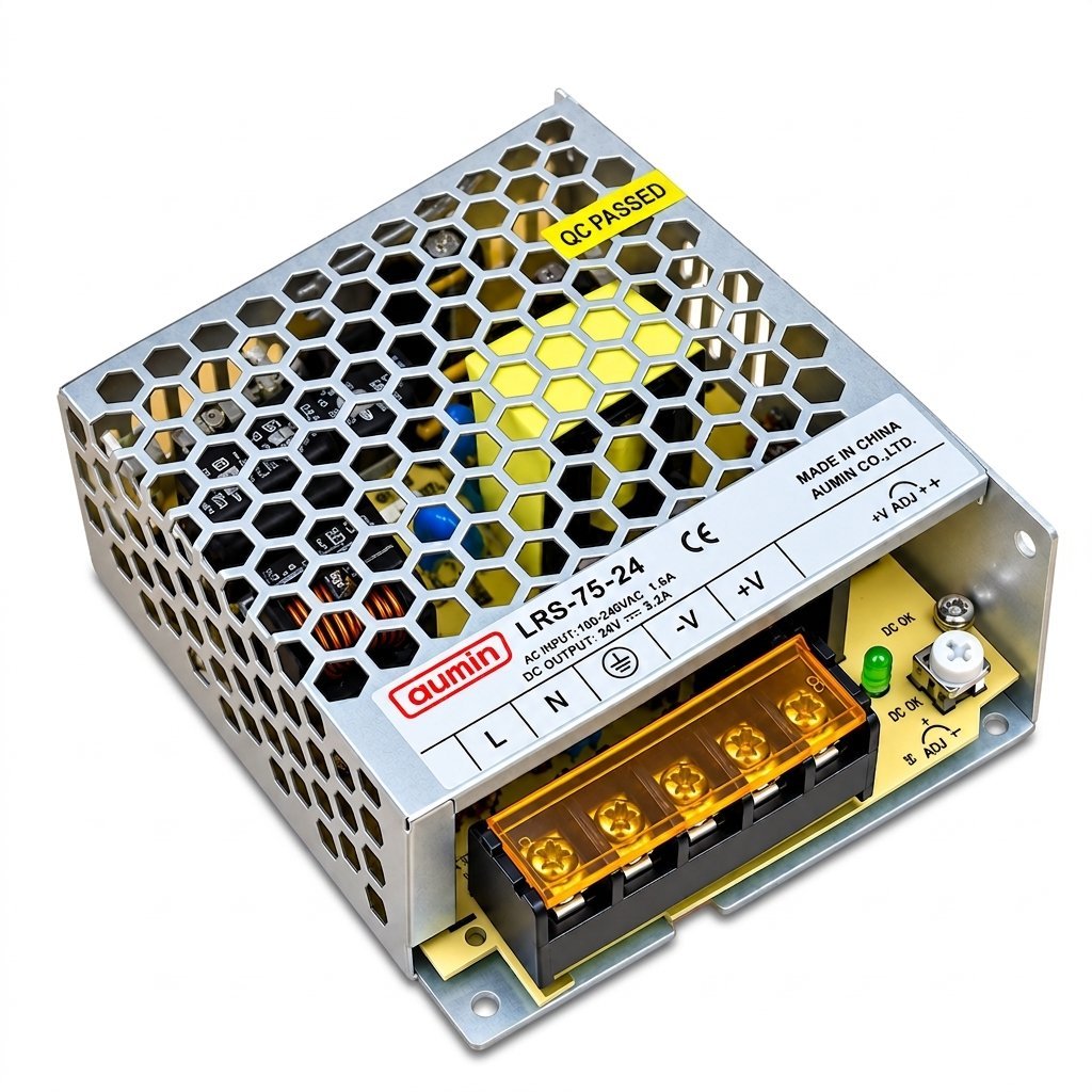 Jual Power Supply qwifm LRS-75-24 24V 3.1A